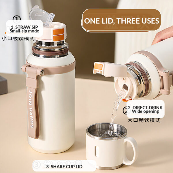 316 Stainless Steel Tumbler with Straw